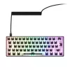 Mehaaniline kompaktne 60% klaviatuur Sharkoon SKILLER SGK50 S4 — Juhtmega USB, QWERTY saksa paigutus, RGB taustvalgustus, 1,5 m kaabel, must