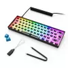 Mehaaniline kompaktne 60% klaviatuur Sharkoon SKILLER SGK50 S4 — Juhtmega USB, QWERTY saksa paigutus, RGB taustvalgustus, 1,5 m kaabel, must