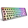 Mehaaniline kompaktne 60% klaviatuur Sharkoon SKILLER SGK50 S4 — Juhtmega USB, QWERTY saksa paigutus, RGB taustvalgustus, 1,5 m kaabel, must