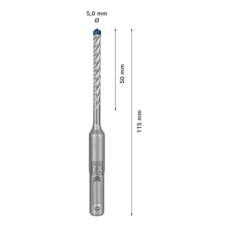 Puuritera Bosch SDS plus-7X 5mm 115mm