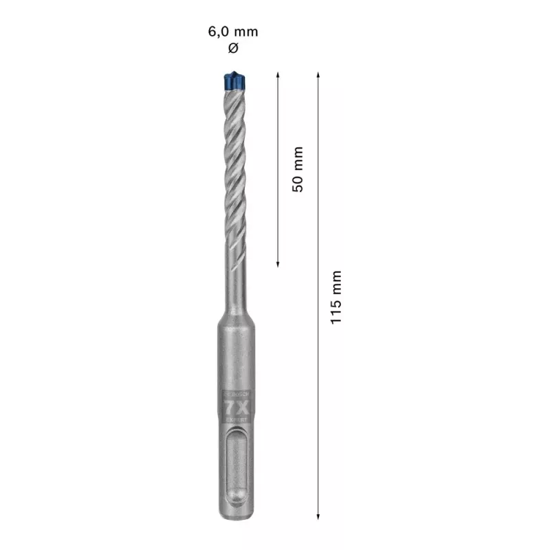 Puuritera Bosch SDS plus-7X 6mm 115mm