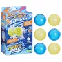 Veepallid HASBRO Nerf Super Soaker Hydro Balls — sisseehitatud veepaak, 6 tk, plastik, sinine/kollane, vanus 6+