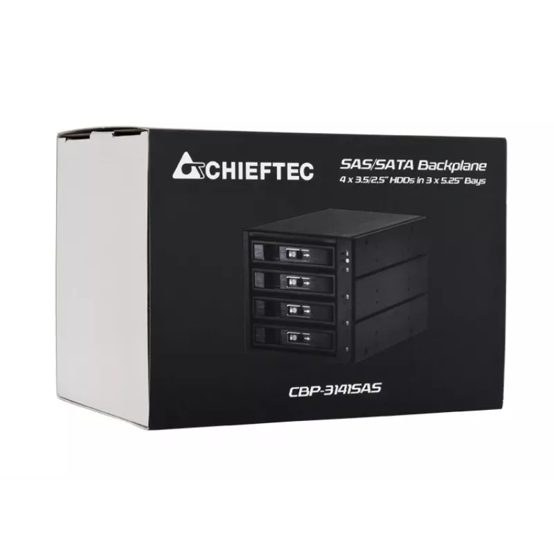 Chieftec CBP-3141SAS kõvakettakorvi paneel Must