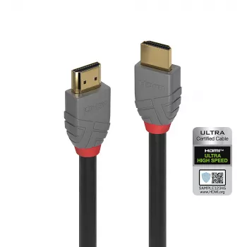 Lindy 0.5m ülikiire HDMI-kaabel, Anthra Line