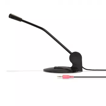 Lindy 3,5 mm heli lauamikrofon, konverentsimikrofon, 54 dB, 30–10 000 Hz, 0,5%, 2200 Ω, ühesuunaline