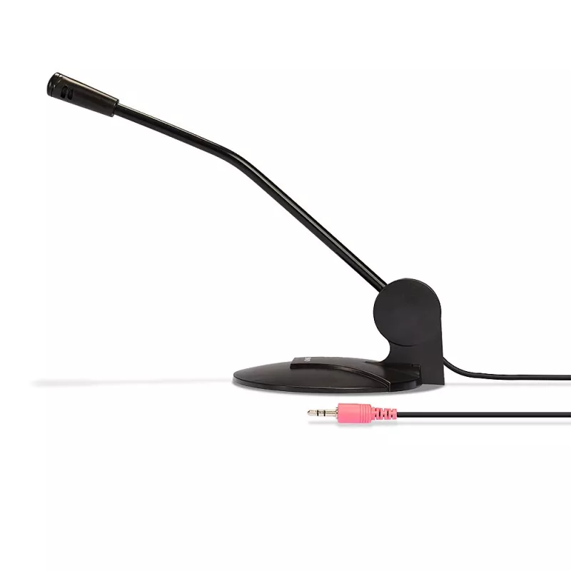 Lindy 3,5 mm heli lauamikrofon, konverentsimikrofon, 54 dB, 30–10 000 Hz, 0,5%, 2200 Ω, ühesuunaline