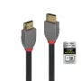 Lindy 3m ülikiire HDMI-kaabel, Anthra Line, 3 m, HDMI-tüüp A (standardne), HDMI-tüüp A (standardne), 3D, 48 Gbit/s, must