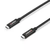 Lindy 5m Active USB 3.2 Gen 2 C/C kaabel, 5 m, USB C, USB C, USB 3.2 Gen 2 (3.1 Gen 2), 10 Gbit/s, Must