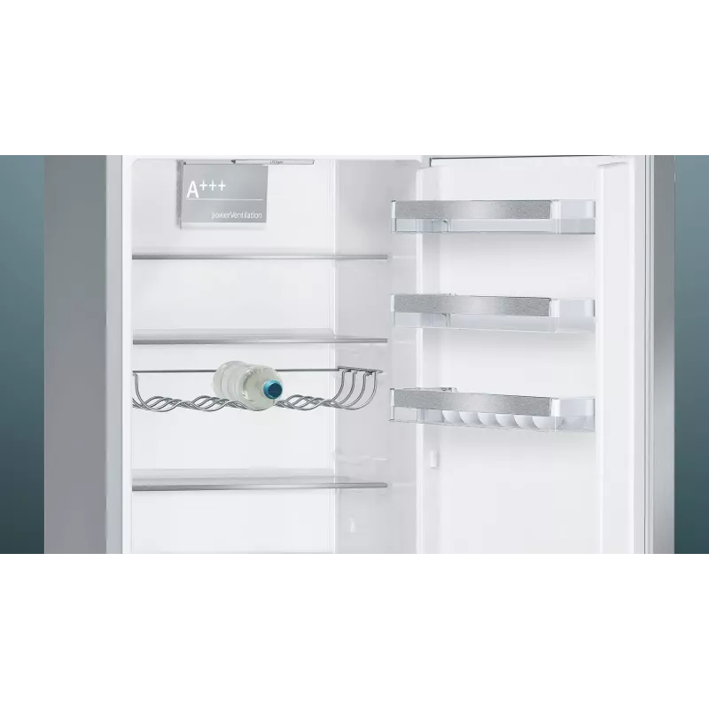Siemens iQ500 KG39EAICA külmik-sügavkülmik Vabaltseisev 343 L Hõbedane