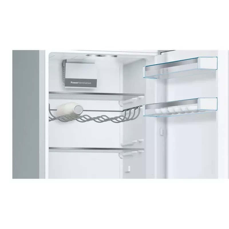 Bosch Serie 6 KGE36AICA külmik-sügavkülmik, eraldiseisev, 308 L, roostevaba teras