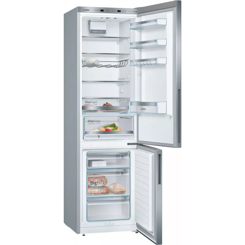 Bosch Serie 6 KGE39ALCA külmik-sügavkülmik eraldiseisev 343 L roostevaba teras