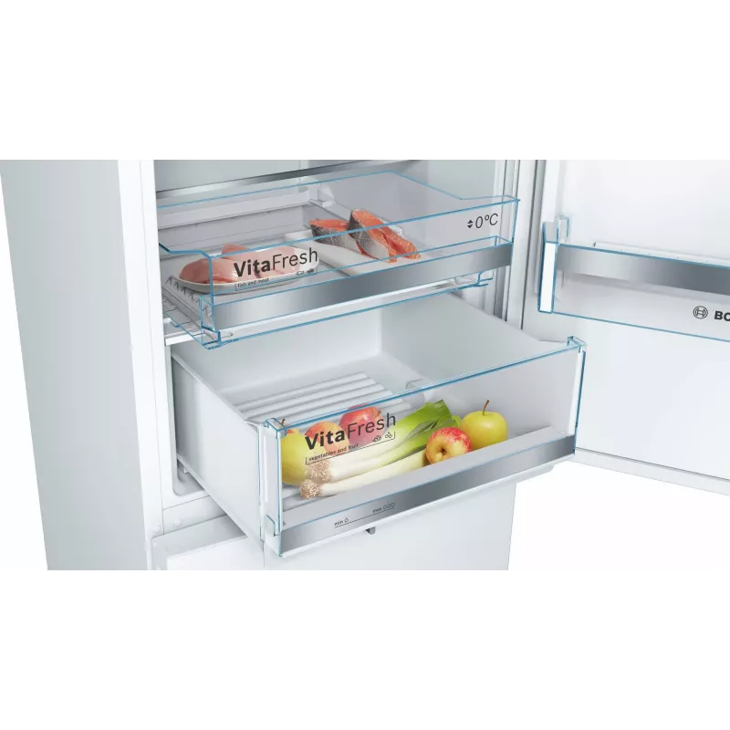 Bosch Serie 6 KGE36AWCA külmik-sügavkülmik eraldiseisev 308 L valge