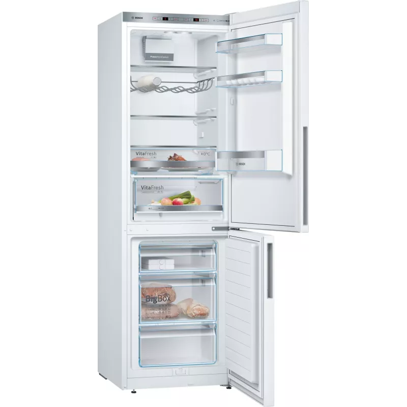 Bosch Serie 6 KGE36AWCA külmik-sügavkülmik eraldiseisev 308 L valge