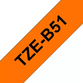Brother Lamineeritud lint, Must fluorestseeruval oranžil, TZe, Hall, Termosiire, Hiina, 5 aasta(t)
