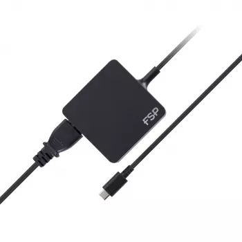 FSP NB C 65 Adapter PD, väljund: 5 V, 9 V, 12 V, 15 V, 20 V, universaalne, sisetingimustesse, 100–240 V, 50/60 Hz, 65 W, 5–20 V