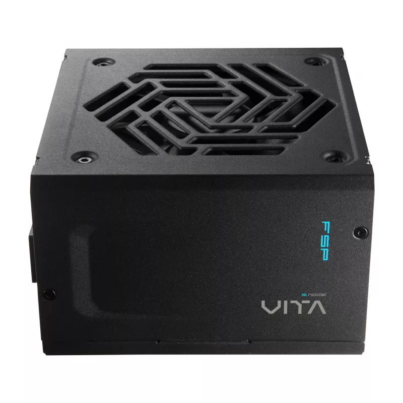 FSP VITA GM 650W toiteplokk ATX ATX3.1 Must, 650 W, 100–240 V, 50/60 Hz, 8–4 A, Aktiivne, 100 W