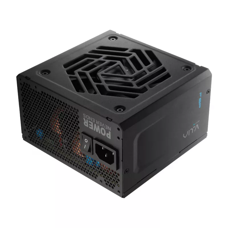 FSP VITA GM 650W toiteplokk ATX ATX3.1 Must, 650 W, 100–240 V, 50/60 Hz, 8–4 A, Aktiivne, 100 W
