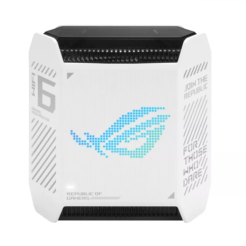 ASUS ROG Rapture GT6 kolmeribaline (2,4 GHz / 5 GHz / 5 GHz) Wi-Fi 6 (802.11ax) valge 4 sisemist