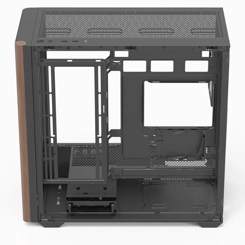 Minitorn PC Aerocool D301A Must Puit ATX Toiteplokk