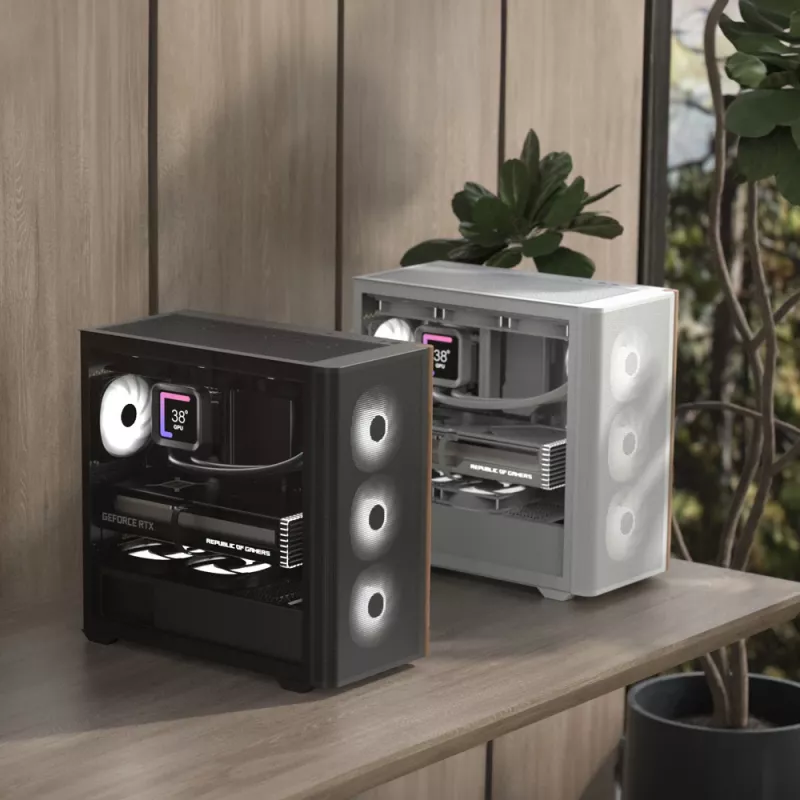 Minitorn PC Aerocool D301A Must Puit ATX Toiteplokk
