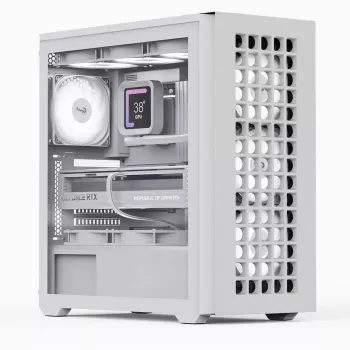 Aerocool D502A Midi Tower Valge