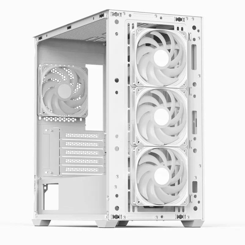 Aerocool D301A Mini Tower Valge, Wood
