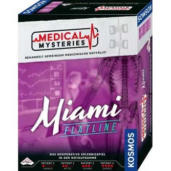 Kosmos Medical Mysteries - Miami Flatline 60 min Lauamäng Deduktsioon