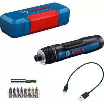 Bosch GO 3 Professional 06019H2201 akutrell-kruvikeeraja, 3,6 V, 360 p/min, 1/4 tolli, minikohvris, sinine/must