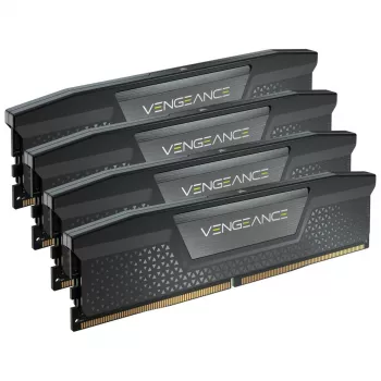 CORSAIR mälu 64 GB - DDR5 (4x16 GB) DRAM 6400 MT/s CL32 mälukomplekt - must Vengeance