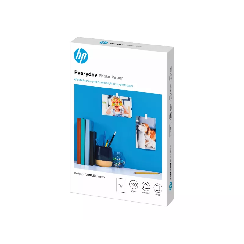 HP Everyday Photo Paper Glossy 200 g/m² 10 x 15 cm (101 x 152 mm) 100 lehte