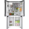 Bosch Serie 6 KFI96APEA külg-külje kõrval külmik, vabaltseisev, 574 l, harjatud teras