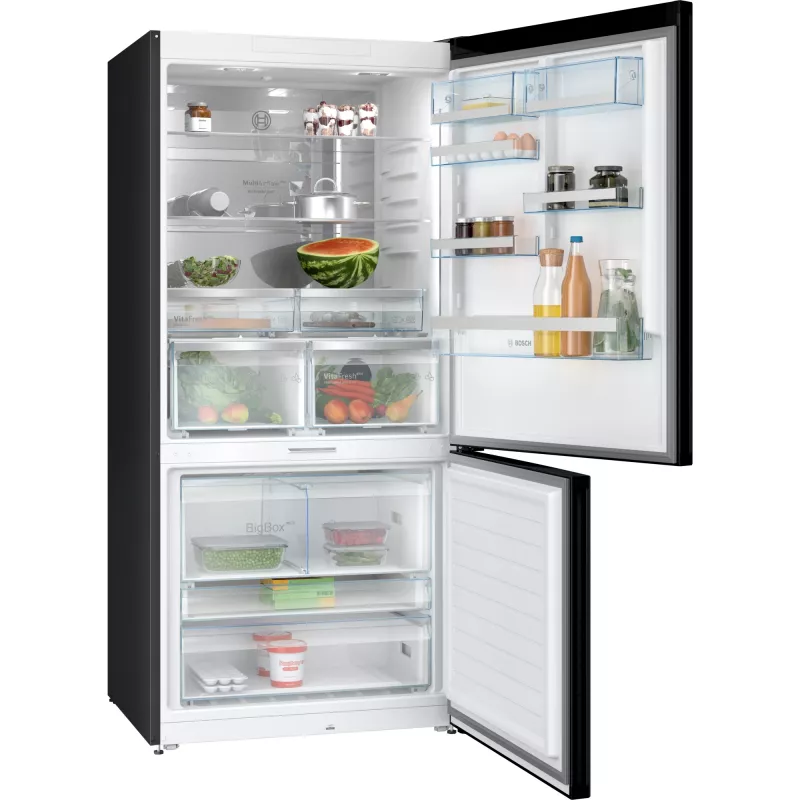 Bosch Serie 8 KGP86AXB0N külmik-sügavkülmik eraldiseisev 621 l must, roostevaba teras