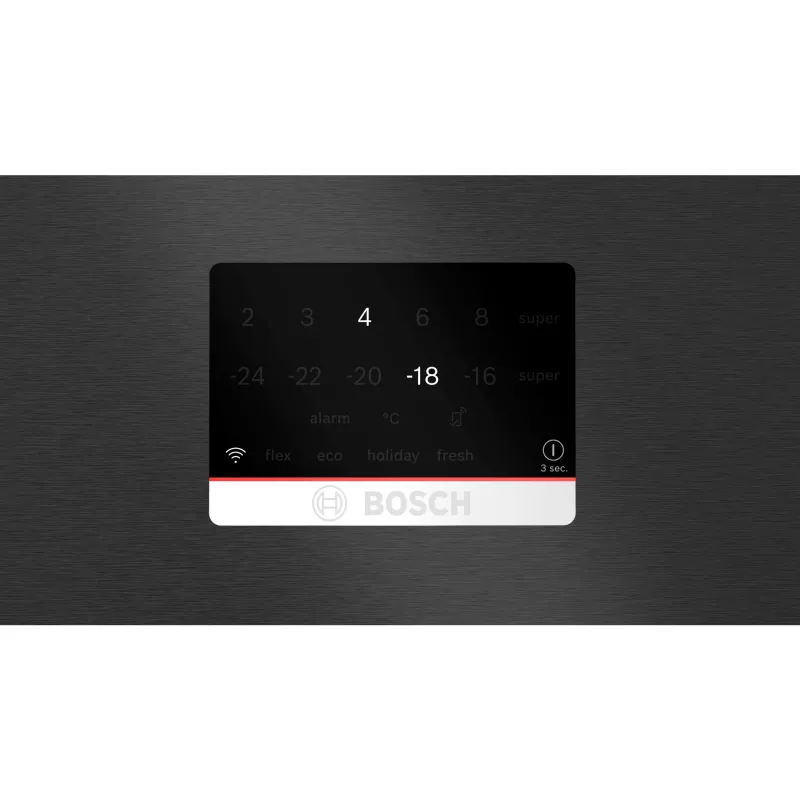 Bosch Serie 8 KGP86AXB0N külmik-sügavkülmik eraldiseisev 621 l must, roostevaba teras