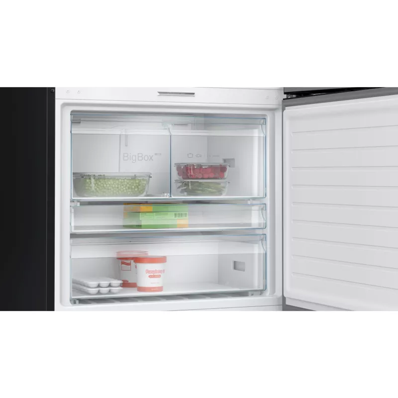 Bosch Serie 8 KGP86AXB0N külmik-sügavkülmik eraldiseisev 621 l must, roostevaba teras