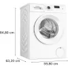 Bosch Serie 2 WGE02420 pesumasin eestlaetav 7 kg 1351 p/min valge