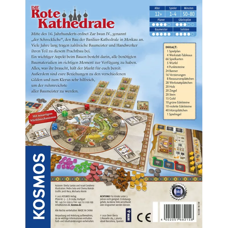 Kosmos Die Rote Kathedrale, 12 a, 50 min Kosmos Die Rote Kathedrale. Soovitatav vanus (min): 12 a