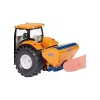 Siku traktor lükkeplaadi ja soolapuisturiga, Traktori mudel, Kokkupandud, 1:50, Metall, Plast, 3 a, Must, Sinine, Oranž