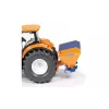 Siku traktor lükkeplaadi ja soolapuisturiga, Traktori mudel, Kokkupandud, 1:50, Metall, Plast, 3 a, Must, Sinine, Oranž