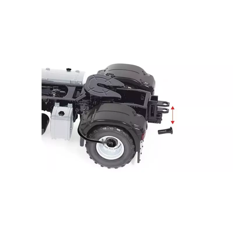 Veoauto/haagise mudel Wiking 077652 kokkupandud 1:32