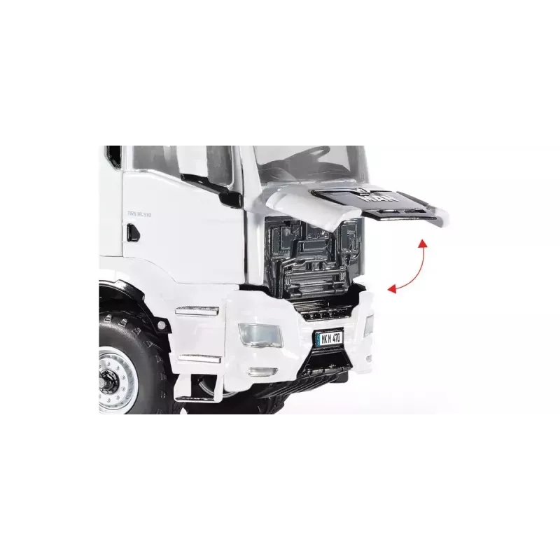 Veoauto/haagise mudel Wiking 077652 kokkupandud 1:32