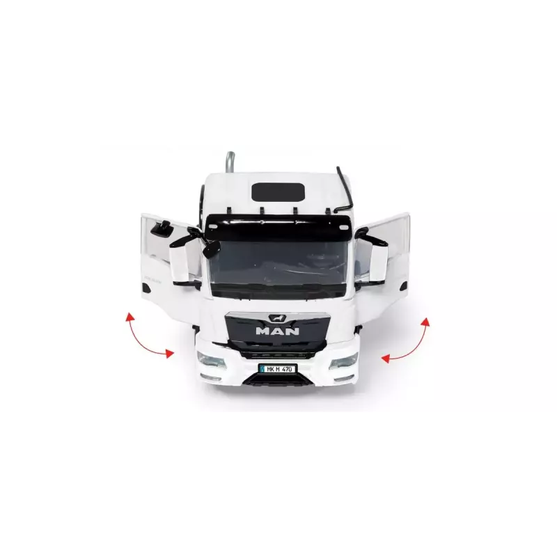 Veoauto/haagise mudel Wiking 077652 kokkupandud 1:32