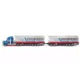 Siku Road Train, Road train model, Kokkupandud, 1:87, Metall, Plastik, 3 a, Sinine, Punane, Valge