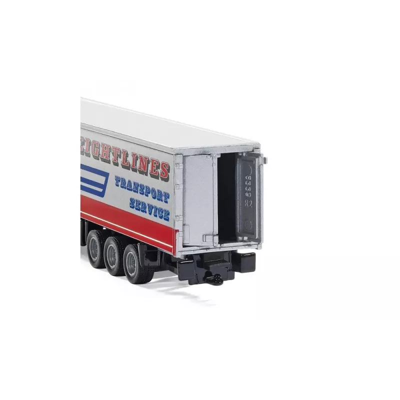 Siku Road Train, Road train model, Kokkupandud, 1:87, Metall, Plastik, 3 a, Sinine, Punane, Valge