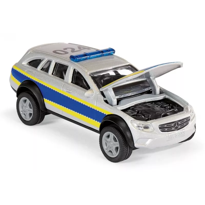 Siku Mercedes-Benz E-klassi All Terrain 4X4 Politsei politseiauto mudel Eelmonteeritud 1:50