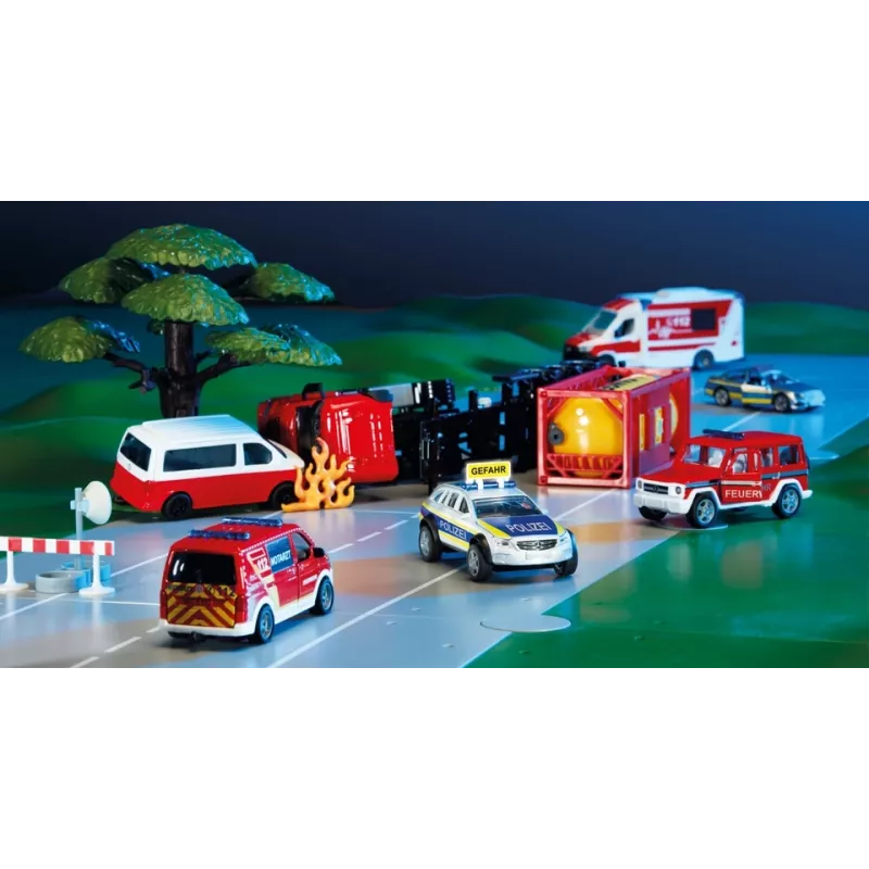 Siku Mercedes-Benz E-klassi All Terrain 4X4 Politsei politseiauto mudel Eelmonteeritud 1:50