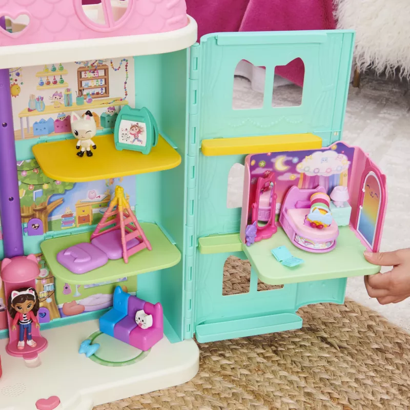 Gabby's Dollhouse, Magusate Unede magamistuba Padjakassi figuuri ja 3 aksessuaariga, 3 mööblieset ja 2 kohaletoimetust, mänguasjad lastele alates 3. eluaastast