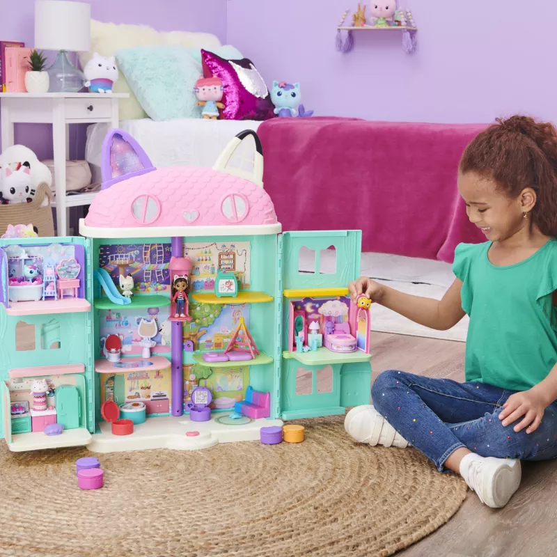 Gabby's Dollhouse, Magusate Unede magamistuba Padjakassi figuuri ja 3 aksessuaariga, 3 mööblieset ja 2 kohaletoimetust, mänguasjad lastele alates 3. eluaastast