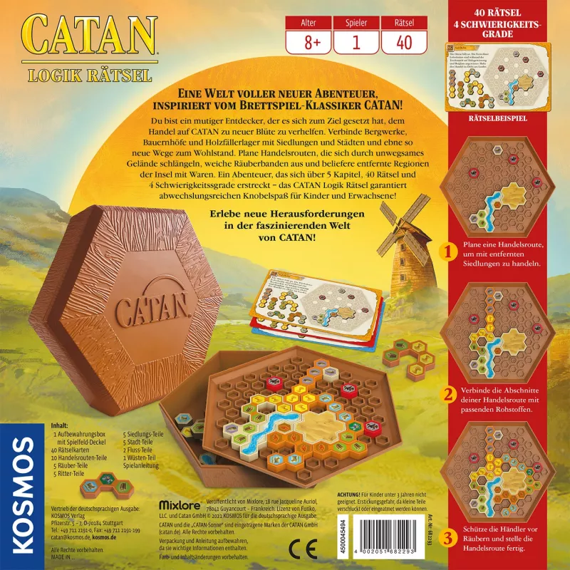 Kosmos Catan kujupusle Ajalugu