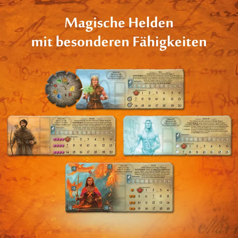 Kosmos Die Legenden von Andor - Magische Helden lauamäng strateegia