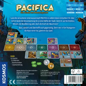 Kosmos Pacifica lauamäng Reis/seiklus